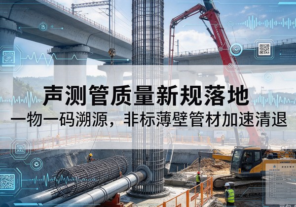 三台声测管质量新规落地，一物一码溯源，非标薄壁管材加速清退